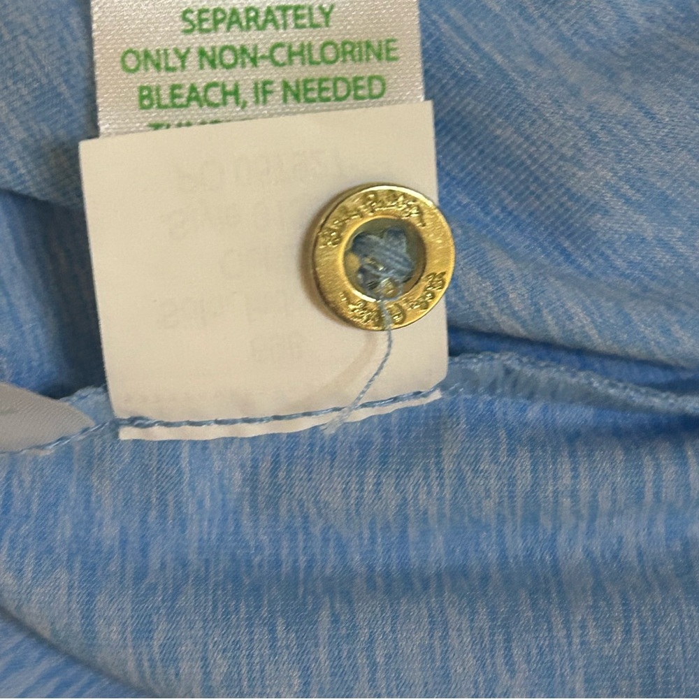 Lilly Pulitzer Solia UPF 50+ Dress Heathered Frenchie Blue Small Pockets EUC - Picture 11 of 12